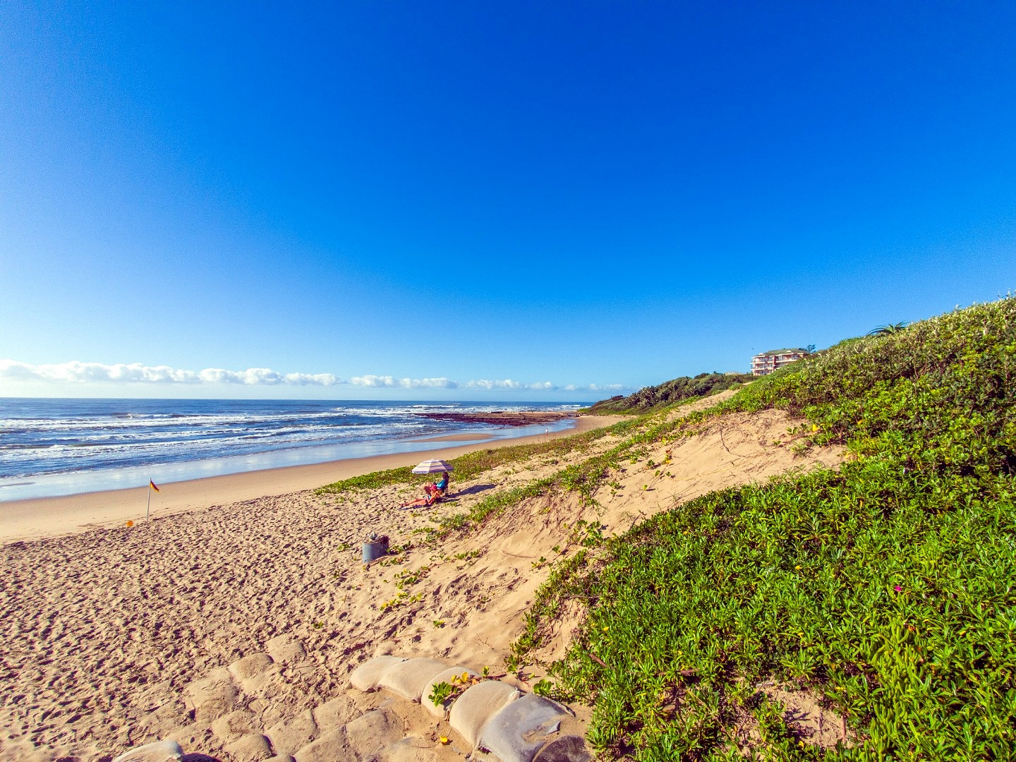 Unspoilt Trafalgar beach